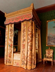Queen Charlotte’s embroidered state bed