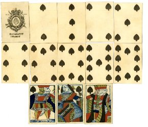 Pack of playing cards. 1775-1800. (c) British Museum