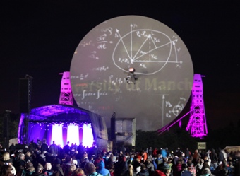 Commemorative heritage projection