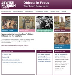 Jewish Museum London, Objects in Focus: Teachers' Resources
