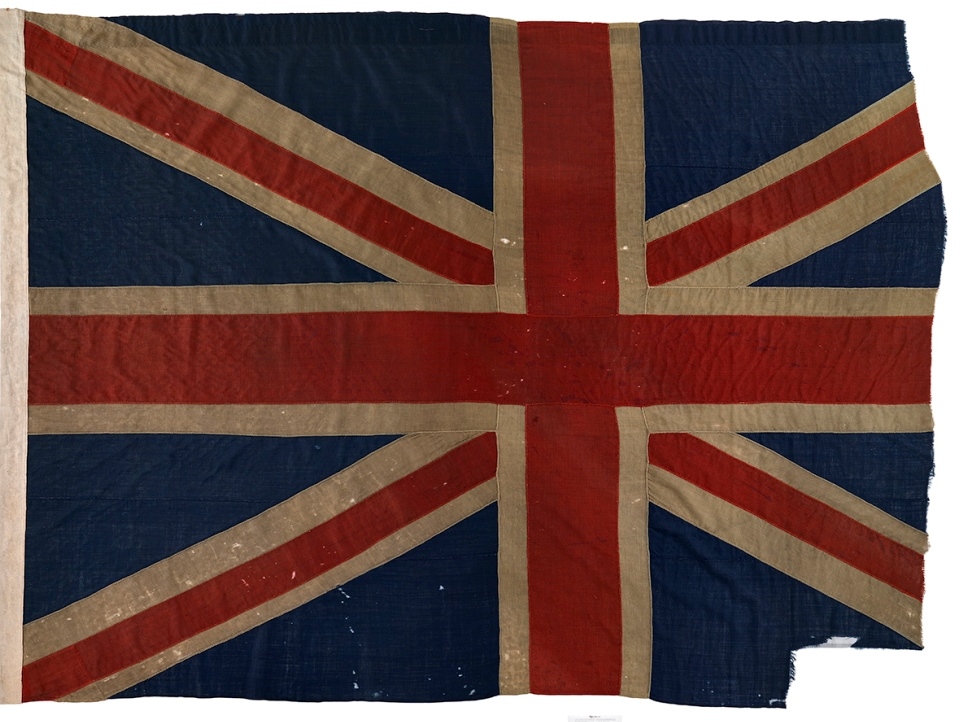 Rare Union flag goes on display at National Maritime Museum