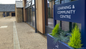 The entrance to the Learning and Community Centre © Chester House Estate