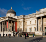 The exterior of the National Gallery, London