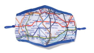 Tube map mask - London Transport Museum