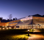 Exterior The Burrell Collection at night