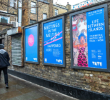 Tate Britain - Life Between Islands display on Kingsland High Street