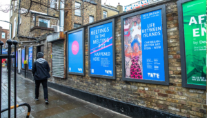 Tate Britain - Life Between Islands display on Kingsland High Street