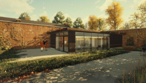 An artist impression of the new pavilion (Wigan Council)