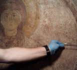 UPLOADING 1 / 1 – Assessing damage of the 11th century frescoes in St Sophia’s Cathedral Kyiv (Natural History Museum)).png ATTACHMENT DETAILS Assessing damage of the 11th century frescoes in St Sophia’s Cathedral Kyiv (Natural History Museum)