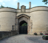 A photograph shows the gatehouse of Nottingham Castle
