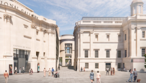 Sketch of the Sainsbury Wing Credit: Selldorf Architects