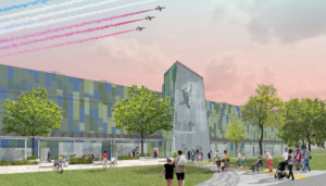 A design for the RAF Museum's planned redevelopment