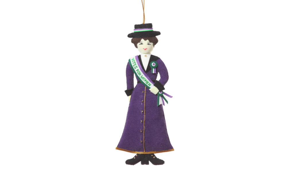 Suffragette tree decoration (People's History Museum)