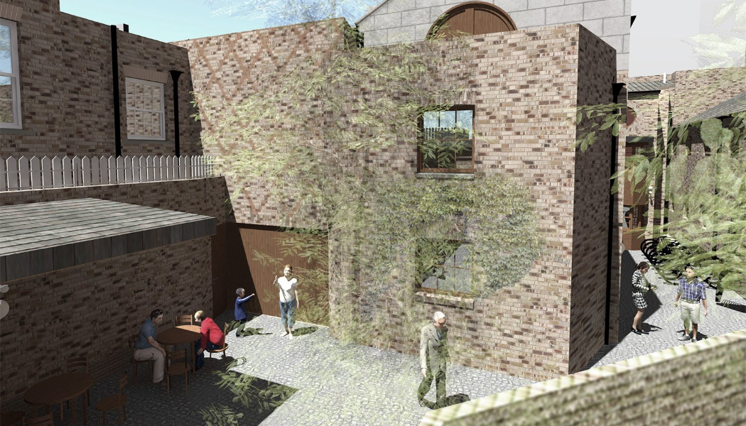 A Proposed Courtyard View - SIRS Architects