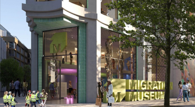 A visualisation of the new Migration Museum