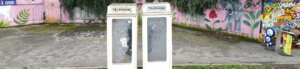 Pair of K8 phone kiosks on Princes Avenue: Park Gove, Hull. © Historic England Archive